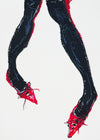 Jimmy Choo - Scarlet Drop Heel Pumps | Limited Edition Print
