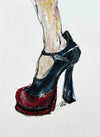 Prada Pump Fashion Illustration - Limited Edition